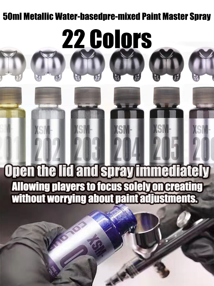 XSM 50ml Metallic Water-basedp - Metallic Spray Paint avaliação e preço