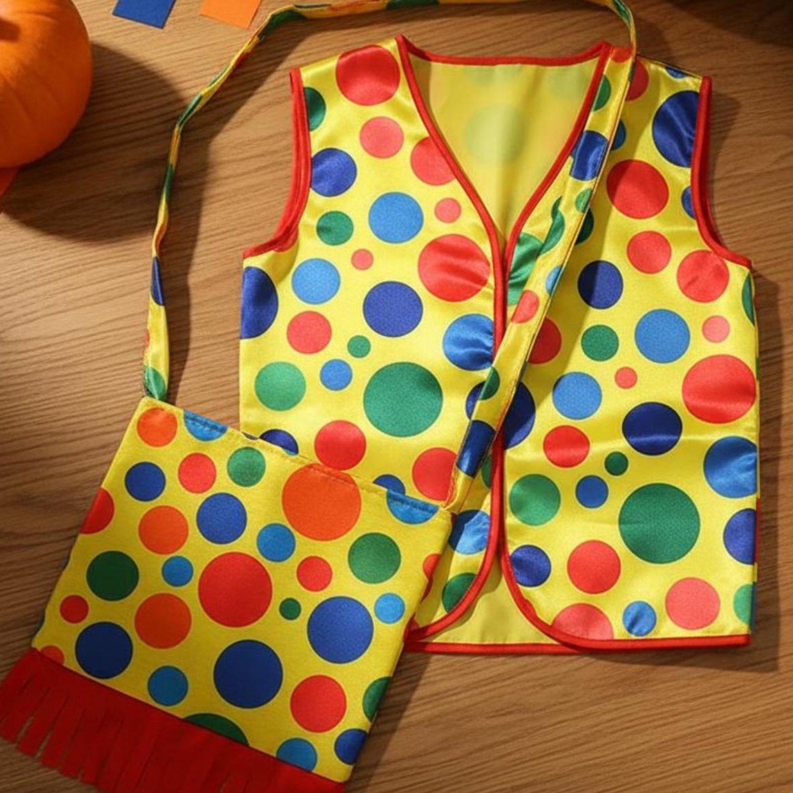 Clown Costume Set Funny Party  - Easy Cosplay Prop avaliação e preço