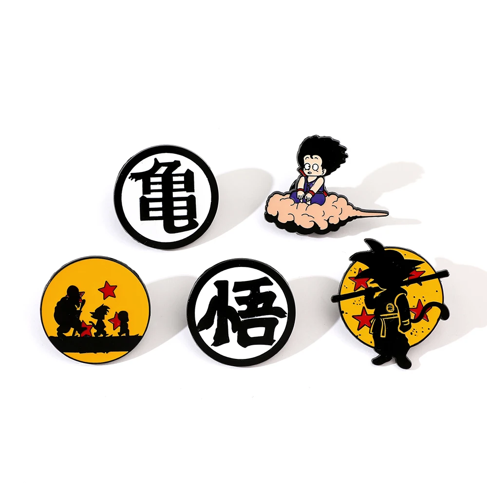 6 Pcs Hot Blooded Anime Brooch - Cosplay Prop Bag avaliação e preço