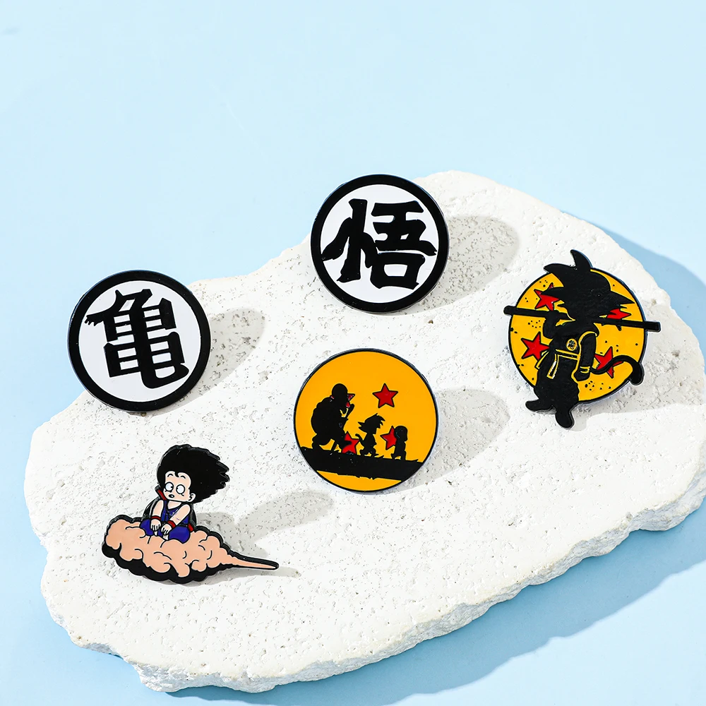 6 Pcs Hot Blooded Anime Brooch - Cosplay Prop Bag avaliação e preço
