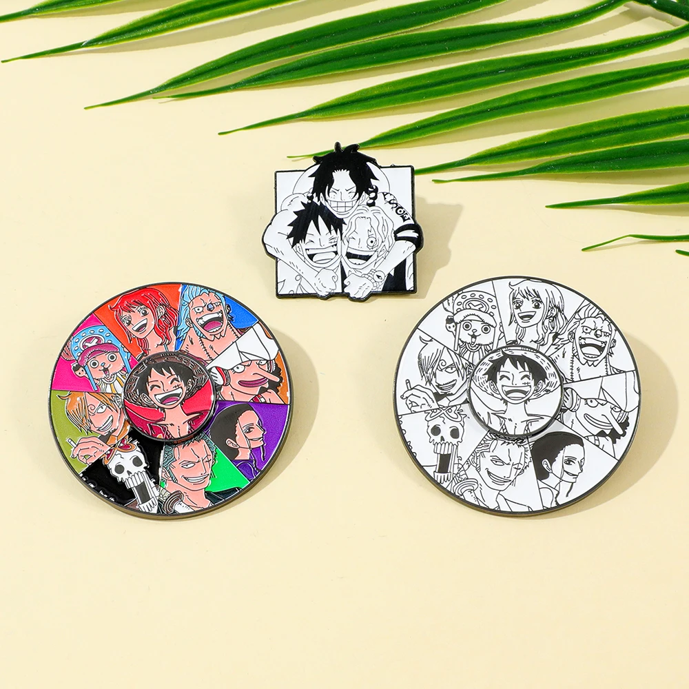 3 Pcs Anime One Piece Brooch L - Cosplay Prop Bag avaliação e preço